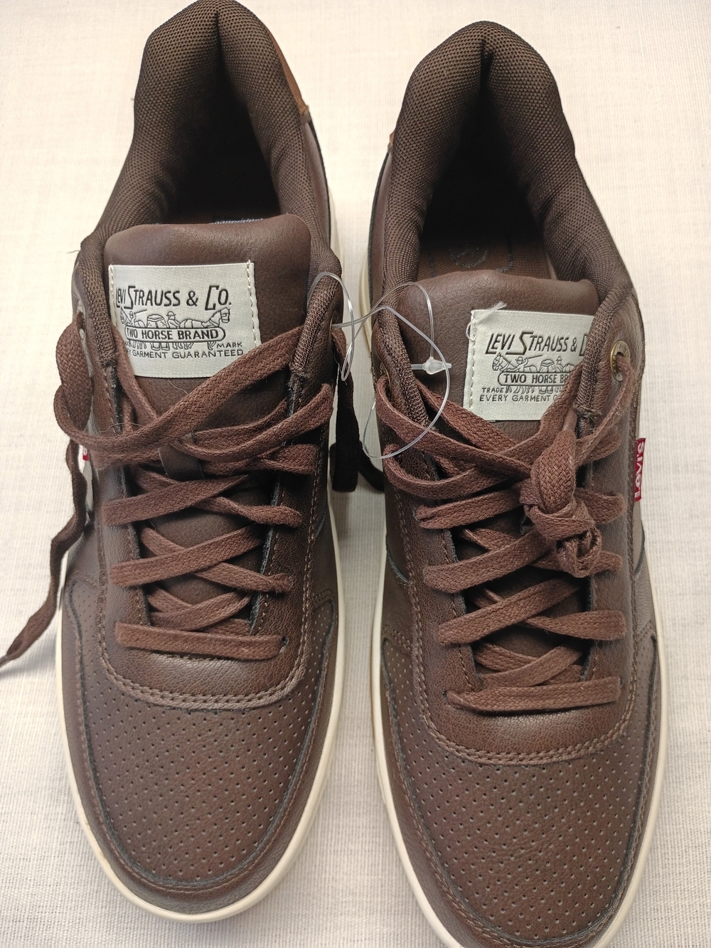 Levi's Men's Dark Brown Lace-Up Sneakers